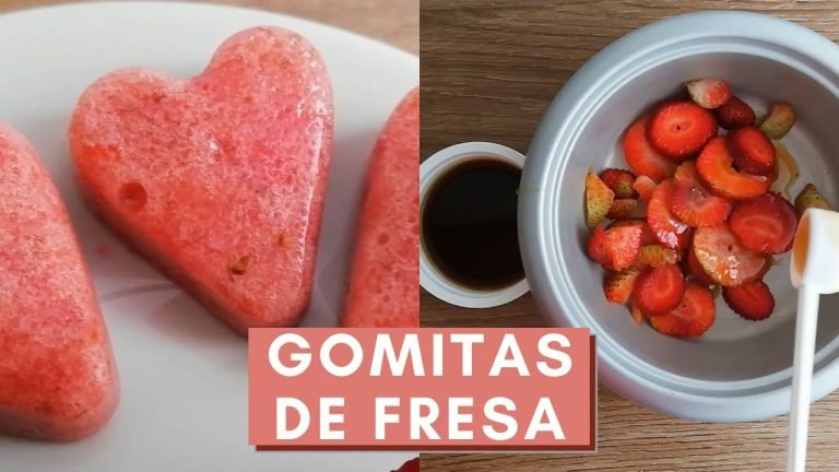 Receta de Gomitas de fresa