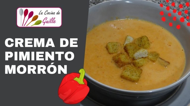 ▷ Receta de Crema de pimientos morrones | Actualizado junio 2023