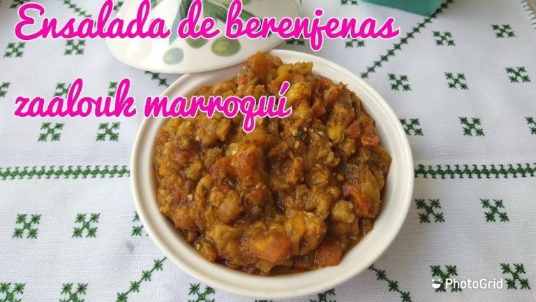 Receta de Zaalouk o ensalada de berenjenas marroquí