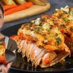 Receta de Camarones con tocino y queso