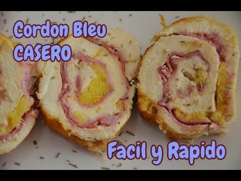 Receta de Cordon bleupollo haway