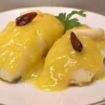 Receta de Dorada con langostinos al ajillo