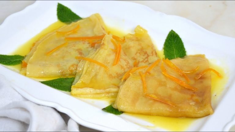 Receta de Crepes de naranja