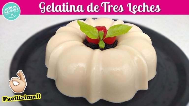 ▷ Receta de Gelatina de tres leches | Actualizado junio 2023