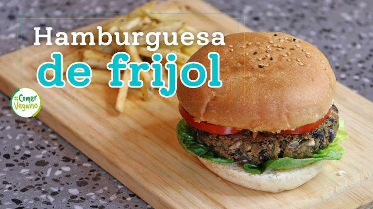 Receta de Hamburguesas de frijoles veganas