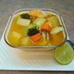 Receta de Sopa de papa y poro con jengibre