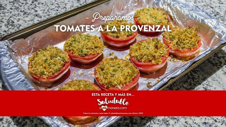 Receta de Tomates a la provenzal