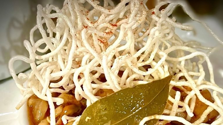 Receta de Arroz con fideos crocantes