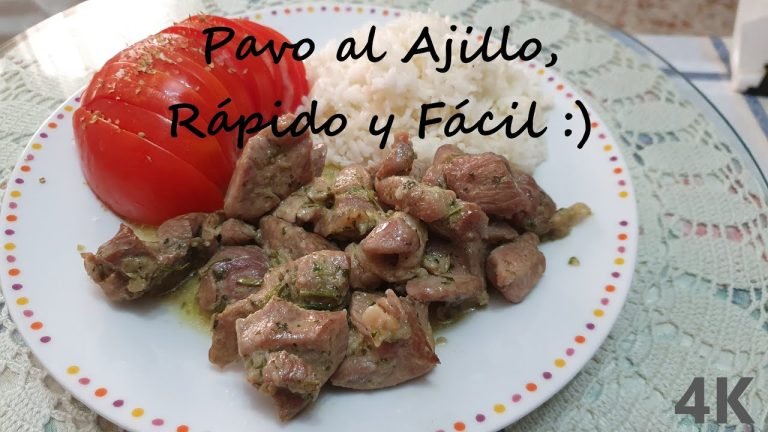 Receta de Pavo al ajillo