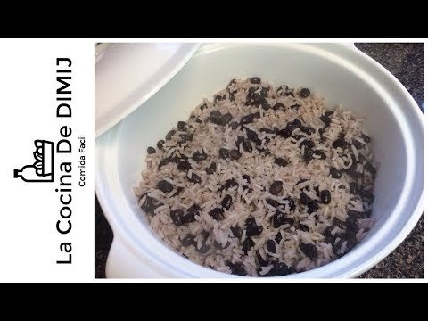 Receta de Arroz con caraotas negras