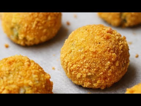 Receta de Croquetas griegas de calabacín