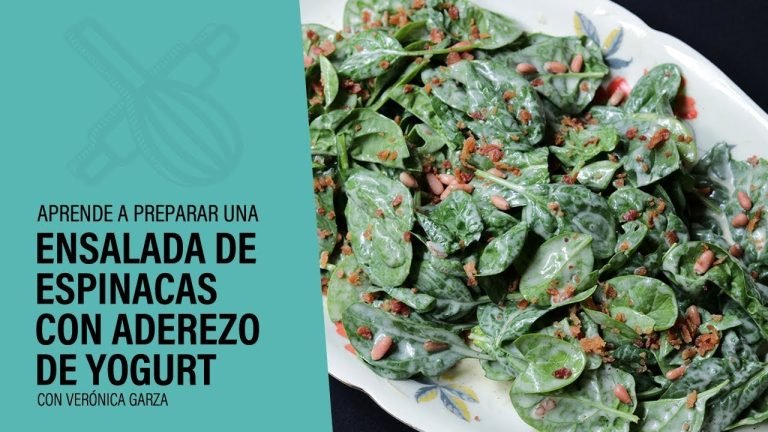 Receta de Ensalada de espinaca y yogur