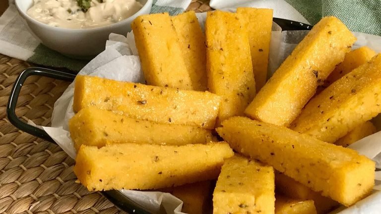 Receta de Bastones de polenta al horno