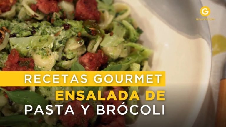 Receta de Ensalada de pasta con brócoli y pesto