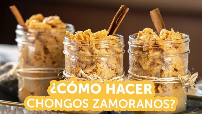 Receta de Chongos zamoranos