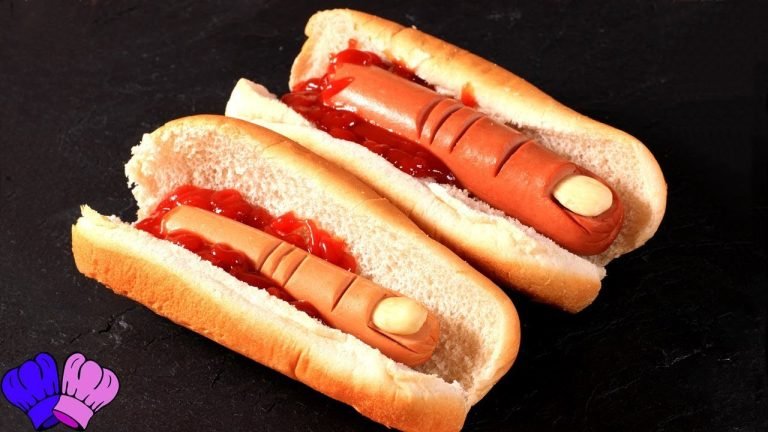 Receta de Dedos de salchicha para Halloween