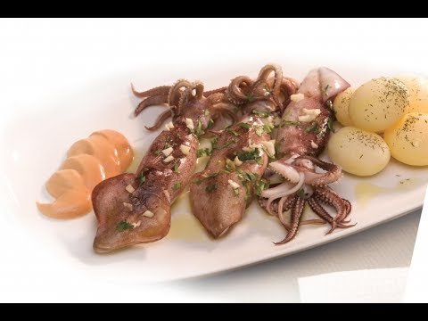 Receta de Calamares marinados a la plancha