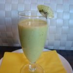 Batido de mango y avena