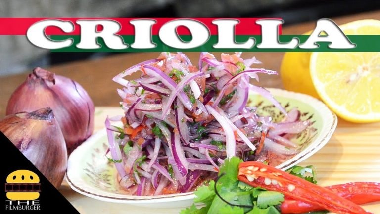 Receta de Salsa Criolla Limeña