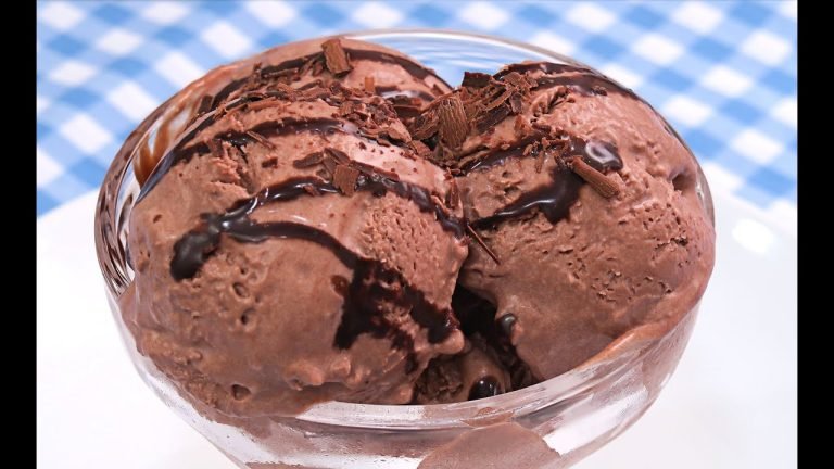 Receta de Helado de chocolate casero