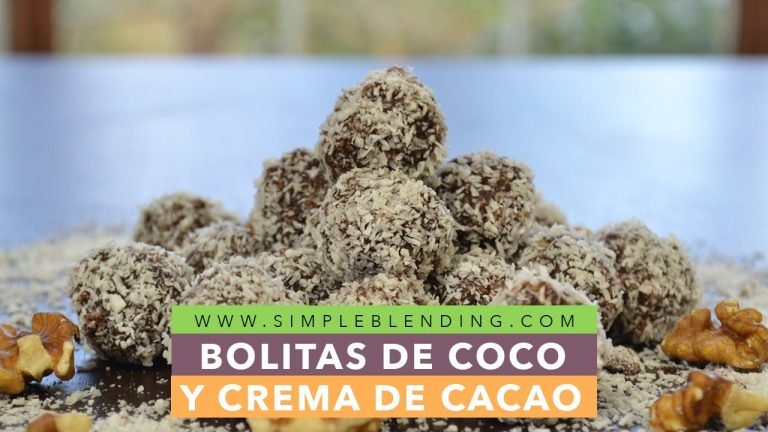 Receta de Bolitas de proteína con aceite de coco (de chocolate)