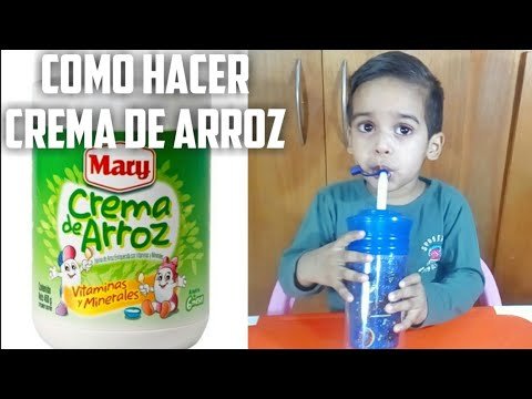 Receta de Crema de arroz para bebés