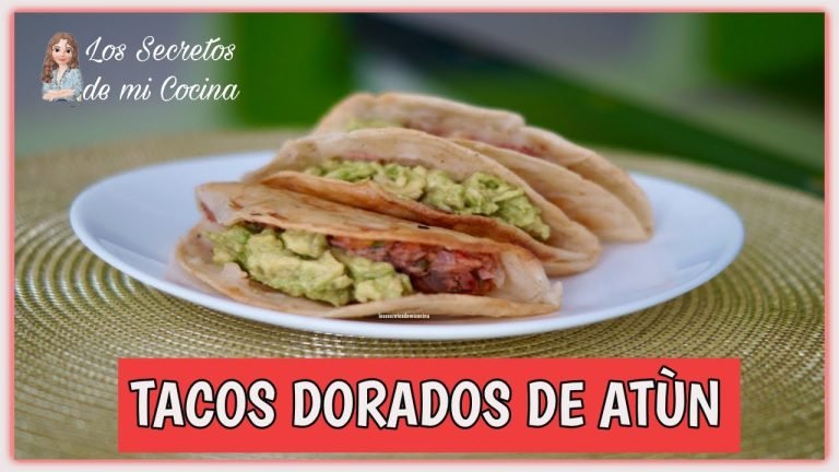 Receta de Tacos dorados de atún