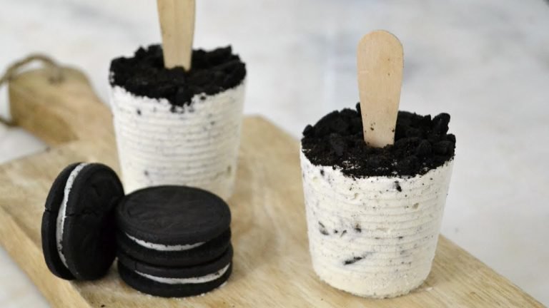 Receta de Helado de Oreo casero