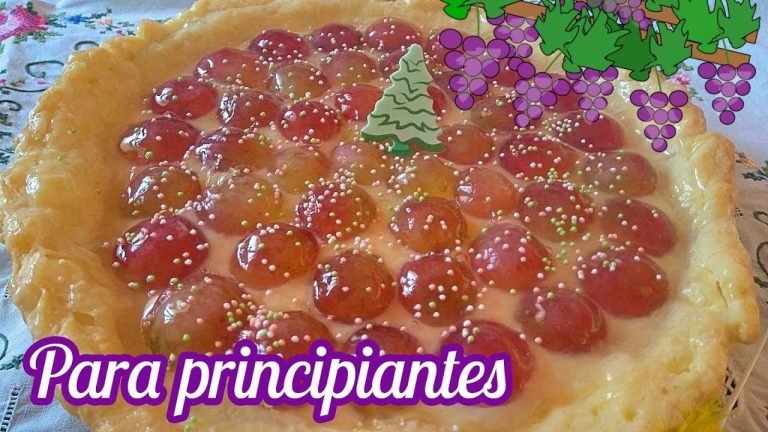 Receta de Pastel de uvas frescas