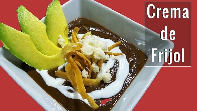 Receta de Crema de frijoles