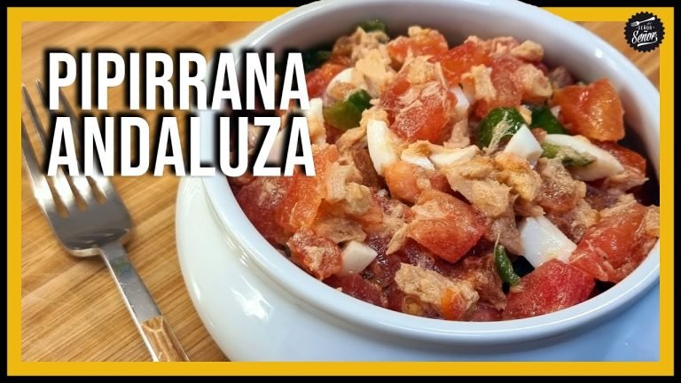 Receta de Pipirrana andaluza tradicional