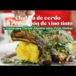 Receta de Cerdo con salsa de coco