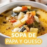 Receta de Sopa de flor de calabaza