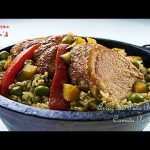 Receta de Pollo con rajas poblanas