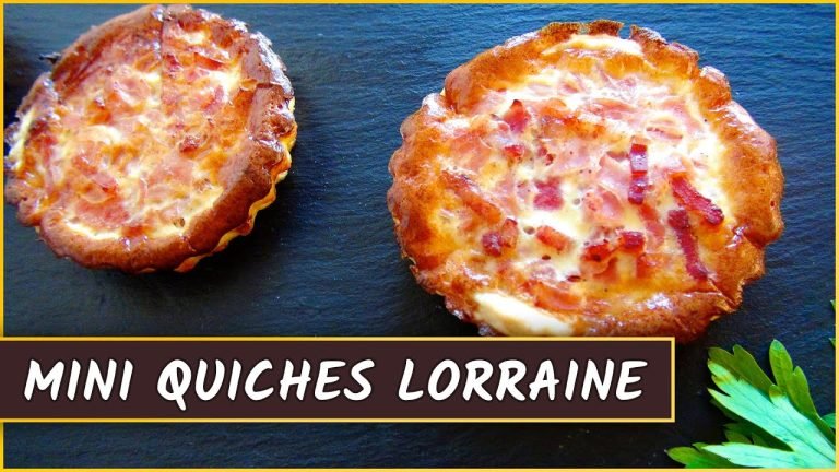 Receta de Mini quiche Lorraine de bacon