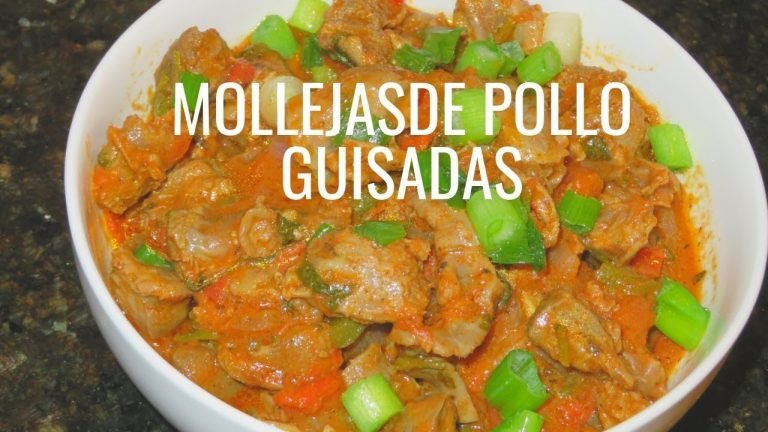 Receta de Mollejas de pollo guisadas