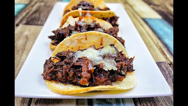 Receta de Tacos de carne al vino tinto