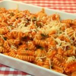 Receta de Pasta con verduras y pollo