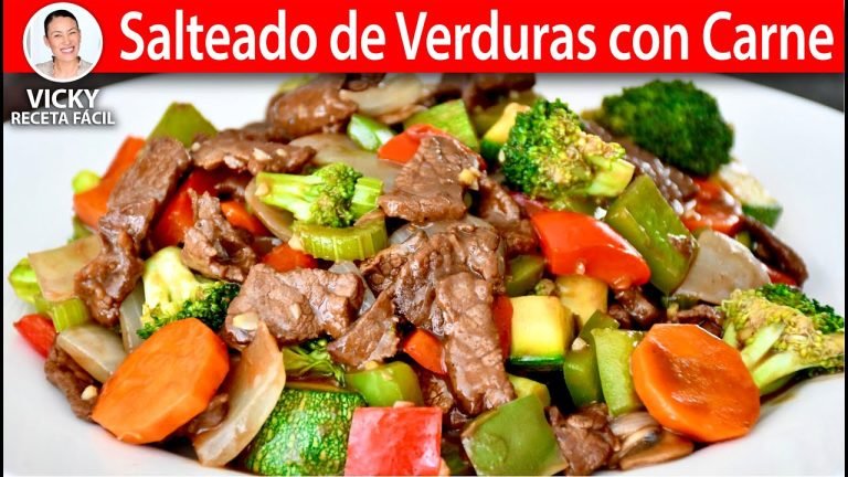 ▷ Receta de Carne con verduras salteadas | Actualizado junio 2023