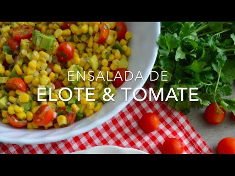 Receta de Ensalada de choclo y tomates