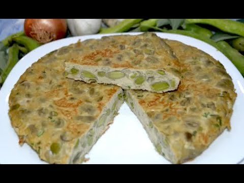 Receta de Tortilla de habas