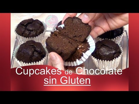 Receta de Cupcakes de chocolate sin gluten