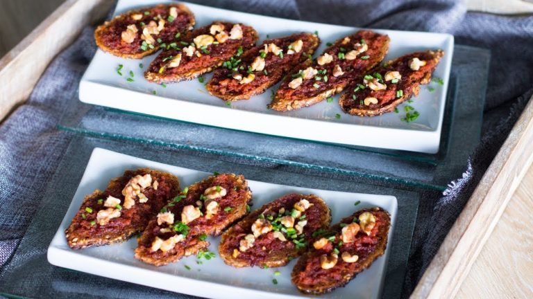 Receta de Tostadas de sobrasada con miel