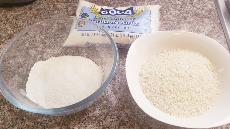 Receta de Harina de arroz casera