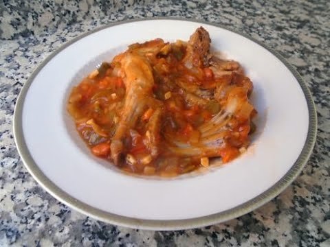 Receta de Conejo en salsa de tomate