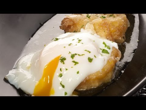 Receta de Huevos escalfados con patatas