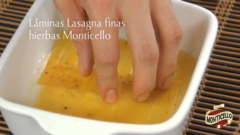 Receta de Lasaña de pollo y setas