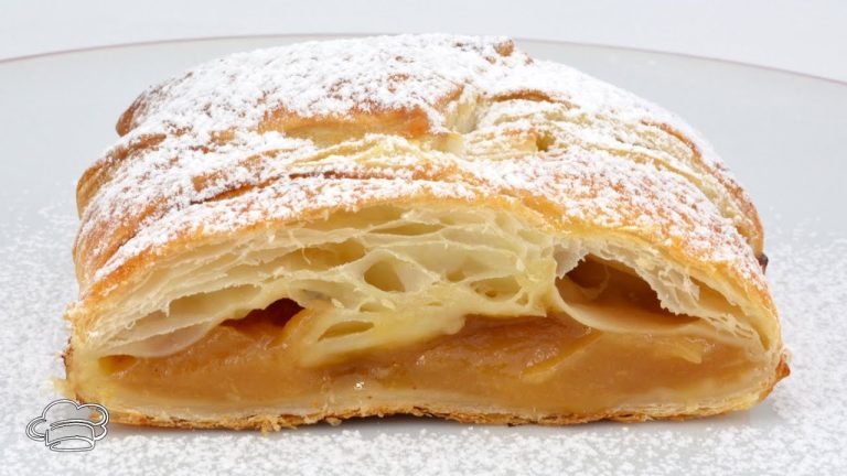 Receta de Hojaldre relleno de pera