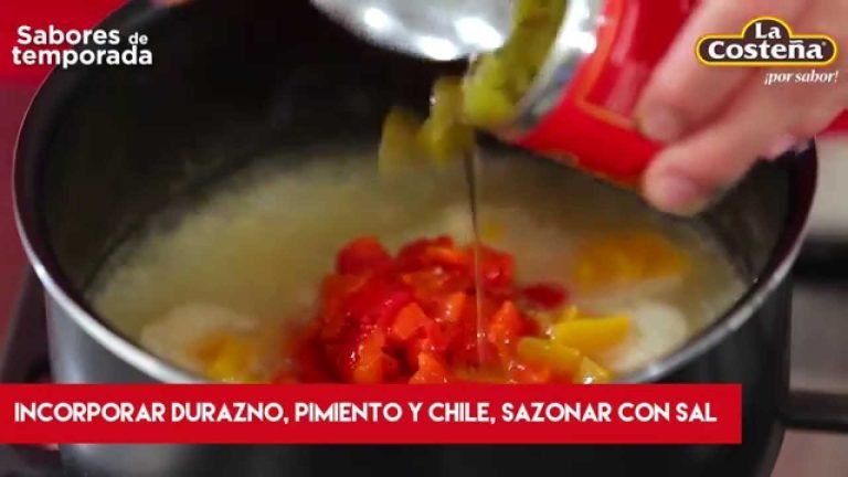 Receta de Lomo de cerdo en salsa de durazno