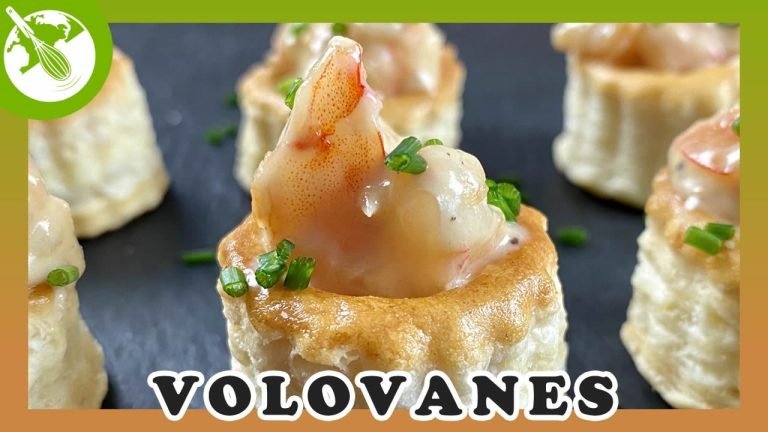 Receta de Volovanes rellenos de langostinos